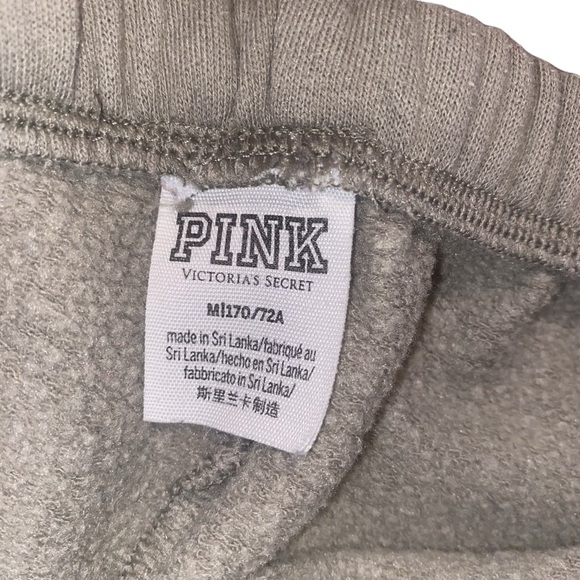 Pink Tracksuit Set Rose Gold Bling Faded Green Pullover Hoodie,Classic Pant Sz L - Picture 8 of 9